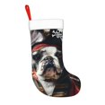 thumbnail image 2 of Fuzoiu Pirate Bulldog On Deck Print Christmas Stockings, Party Supplies & Kids Gifts,Big Xmas Stockings Decoration for Family Decorations Hanging Ornament for Xmas Holiday Party, 2 of 7