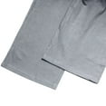 thumbnail image 5 of Dresfit Baggy Pants for Men Lightweight Linen Pant Open Bottom Drawstring Work Sweat Pants 2026 Spring Breathable Straight Leg Elastic Waist Beach Trousers Gray 3XL, 5 of 9