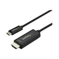 thumbnail image 2 of StarTech.com 10 Pieds (3m) USB C to HDMI Cable, 4K 60Hz USB Type C to HDMI 2.0 Video Adapter Cable, Thunderbolt 3 Compatible, Ordinateur Portable to HDMI Monitor/Display, DP 1.2 Alt Mode HBR2 Cable, Black 4K USB-C Video Cable (CDP2HD3MBNL) - Câble Adaptateur - 24 Broches USB-C Mâle vers HDMI Mâle - 10 Pi - Noir - support 4k60, 2 of 2