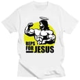 thumbnail image 4 of Funny Jesus Graphic T-shirts Ninjesus Kung Fu T Shirt Casual  Short Women Men Clothing Tees Tops Streetwear Japan Anime Clothes, 4 of 16