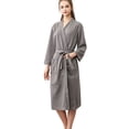 thumbnail image 2 of BILIKEYU Women's Breathable Solid Color Bathrobe, Pajama Sets for Women 2 Piece, Women's Sleepwear, Womens Valentines Day Pajamas, 2 of 6