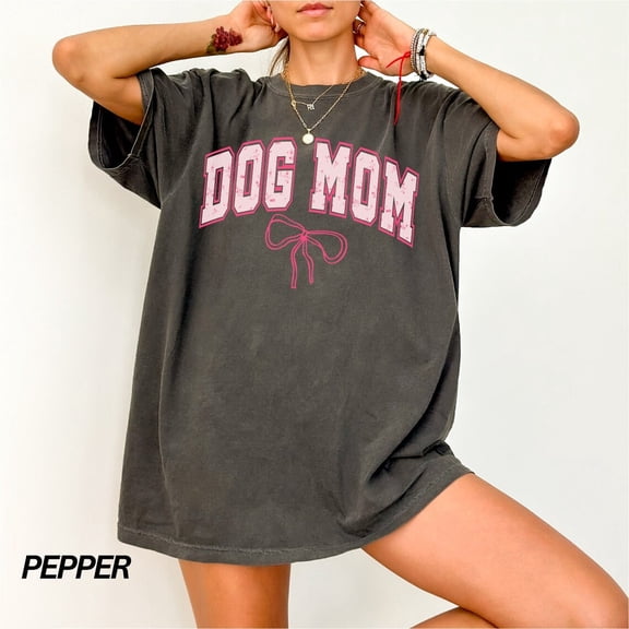 Coquette Dog Mom Shirt, Dog Lover Shirt, Dog Mommy Shirt, Dog Mom, Coquette Aesthetic, Trendy Crewneck, Pink Bow Shirt, Girlie Girl All Size S-5Xl