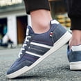 thumbnail image 3 of Men's Casual Canvas Sneakers – Classic Low-Top Skate Shoes for Walking, Daily Wear, 3 of 6