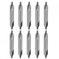 thumbnail image 4 of 10Pcs Center Drill Bit Set High Speed Steel 4341 Straight Shank Drilling Tools 2.5mm, 4 of 11