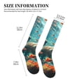 thumbnail image 4 of Sikiie Underwater Swimming Guinea Pig 1 Pairs Compression Socks for Men and Women 15-20 mmHg Running Support Socks, 4 of 7