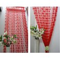 thumbnail image 3 of Agiferg Cute Heart Line Tassel String Door Curtain Window Room Curtain Valance RD, 3 of 7