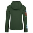 thumbnail image 7 of Little Donkey Andy Women's UV Protection Hoodies with Fleece Lined, Water Repellent Pullover Hooded Sweatshirt UPF50+ (Dark Green L), 7 of 7