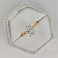 thumbnail image 6 of SOLITAIRE JEWELS 2.9Ct Oval Moissanite Diamond Engagement Ring 14K Yellow Gold Solitaire Ring, 6 of 8