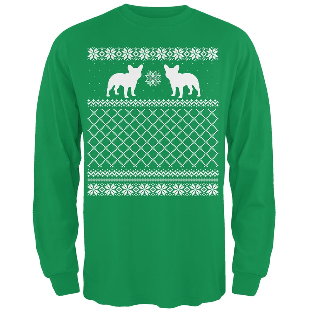 bulldog xmas sweater