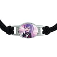 thumbnail image 2 of DC Super Hero Girls Zatanna Novelty Suede Leather Metal Bracelet, 2 of 4
