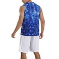 thumbnail image 2 of Sikiie Blurred Star Snow Christmas Basketball Jersey Reversible Men's Mesh Athletic Sports Shirts Training Practice S-4XLSmall, 2 of 6