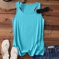 thumbnail image 2 of Diufon Tank Tops for Women Summer Casual Sleeveless V Neck Shirts Trendy Solid Color Basic Loose Tee Blouses, 2 of 6
