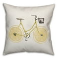 thumbnail image 2 of Creative Products Lemon Bike 18x18 Spun Poly Pillow, 2 of 3