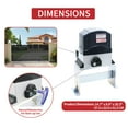 thumbnail image 4 of ALEKO Accessory Kit Electric Sliding Gate Opener for Gates up to 40 ft 2700 lb, 4 of 12
