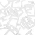thumbnail image 3 of SOPOTUTU 20 Pcs Porte-Outils en Panneau Perforé Blanc avec Crochets Robustes pour Rangement Mural de Salle de Bain, 3 of 7