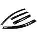 thumbnail image 3 of DNA Motoring WVS-122 4pcs Window Deflector Rain Guard (Dark Smoke), 3 of 4