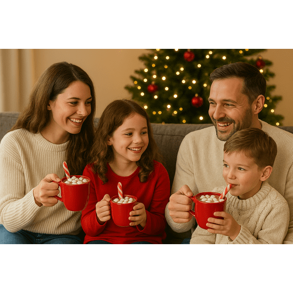 Peppermint Candy Cane Spoons, 2-Pack, Peppermint Flavored