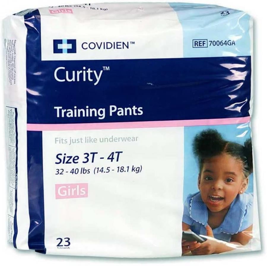 Curity Training Pants, Heavy Absorbency, 3T to 4T (32 to 40 Pounds), 23