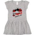 thumbnail image 3 of Inktastic My Papa Loves Me with Cute Ladybugs Girls Toddler Dress, 3 of 5
