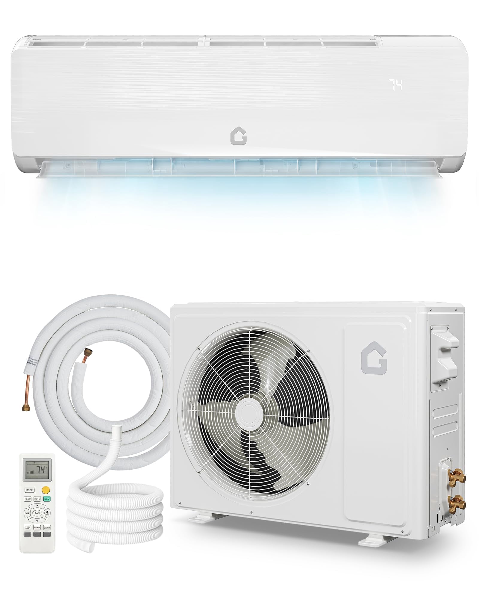 Comfort Star 18000 BTU 750 Sq Ft Mini-Split Air Conditioner & Heat