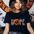 thumbnail image 3 of Christian All My Hope Is in Jesus Sunflower Graphic T-Shirt, Black, Size 3XL, 3 of 6