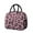 Pink and Black, variant on Womens Leopard Pattern Lunch Box for Work,Insulated Lunch Bag for Women,Loncheras Para Mujer,Leakproof Adult Lunch Bag for Work,Beach,Travel,Picnic,Camping