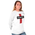thumbnail image 4 of Saved Hashtag Religious Christian Long Sleeve TShirt Men Women Brisco Brands S, 4 of 6