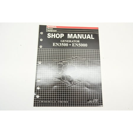 Shop Manual Generator EN3500 EN5000