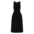 thumbnail image 3 of Scoop Women's and Women's Plus Stretch Cotton Blend Midi Basque Dress, Sizes XS-4X, 3 of 4