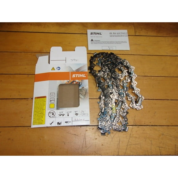 Stihl OEM 25" Semi Chisel Ripping Chain Saw Chain 3/8" Pitch .050 Gauge 84 Drive Links 33RMX Professional Grade