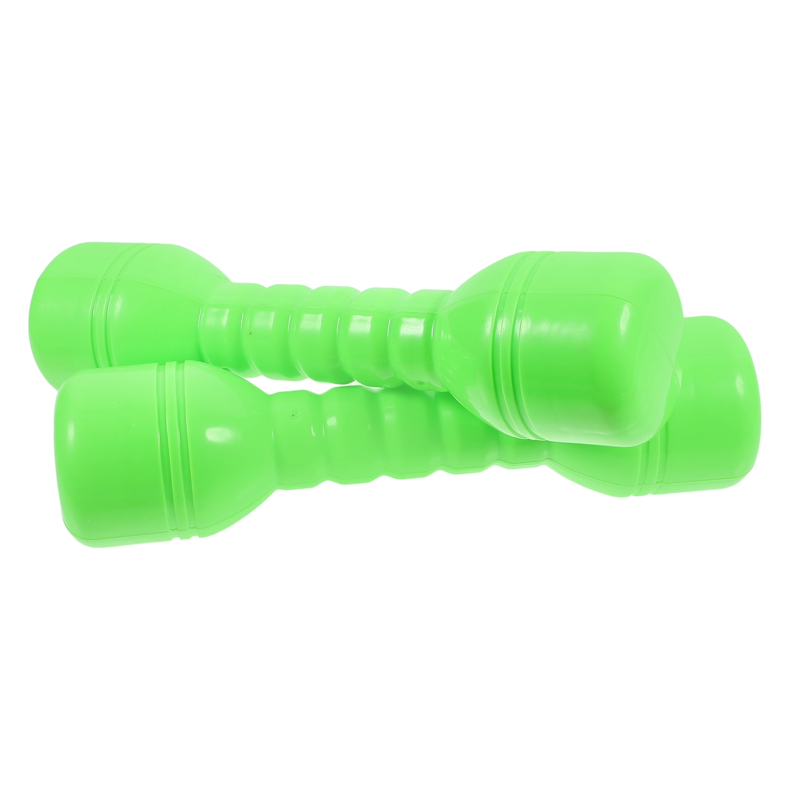 VERDANVERSE 2Pcs Dumbbells for Kids Green ABS Exercise Equipment with Auditory Stimulation
