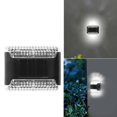 thumbnail image 7 of Beautynvta Solar Fence Lights, Up and Down Lighting Wall Lights, Solar Powered Wall Mount LED Lights, Waterproof Night Light for Backyard, Patio, Railing, Wall, Step, 3.1" x 2.6", White Light, 7 of 7