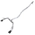 thumbnail image 1 of AWE Tuning Exhaust System Kit 3020-33331 Track Edition Cat-Back System; Stainless Steel; Without Muffler; Single Exhaust With Dual Exits; Rear Exit; Diamond Black Tip, 1 of 11