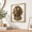 Dachshund, variant on Dachshund Dog Head Wall Sculpture with Metal Frame, Hanging Decor for Living Room Bedroom Office