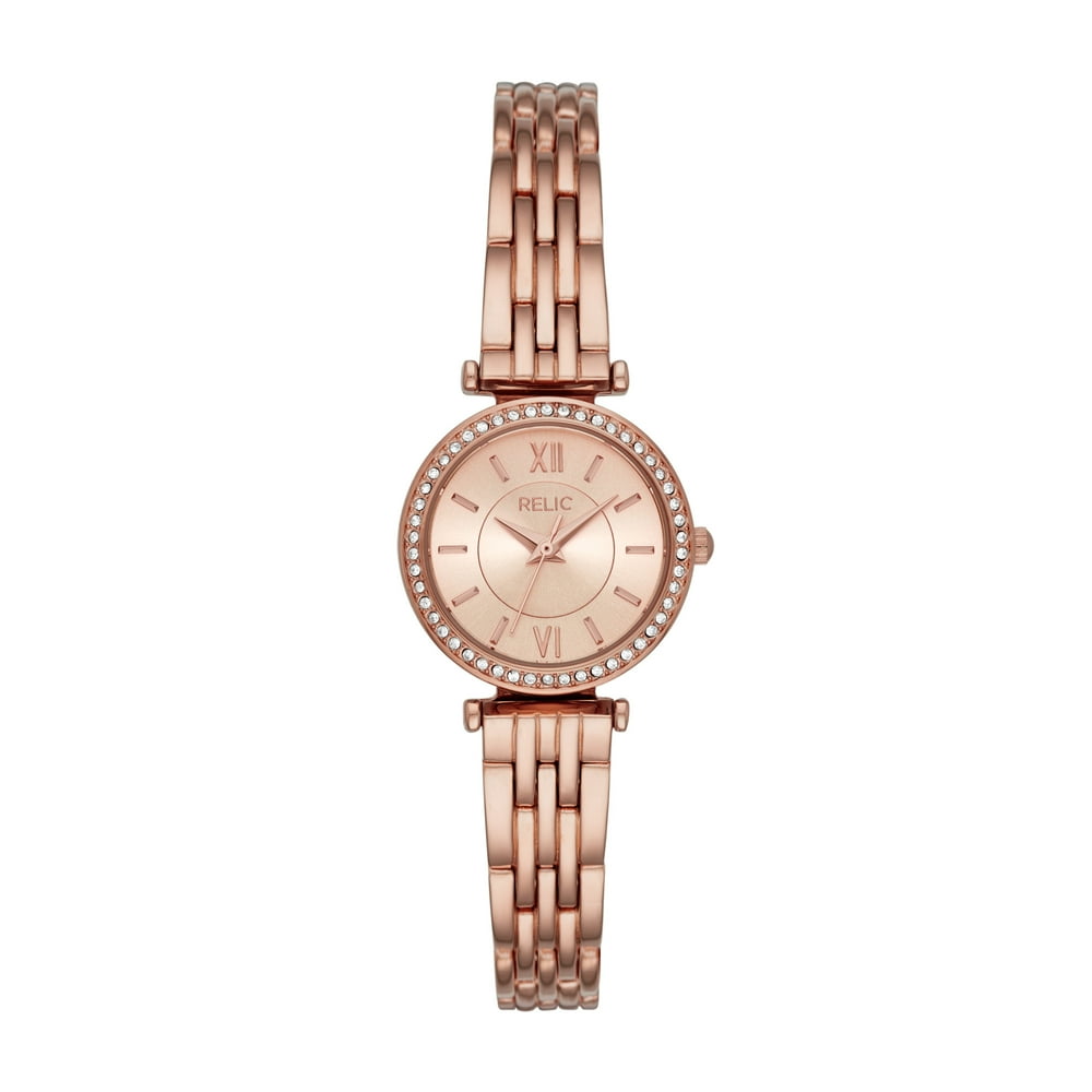 relic rose gold watch