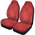 thumbnail image 2 of Juego de 2 fundas para asientos de coche ABPHQTO vacaciones plateadas abstracto rojo Navidad, 2 of 4
