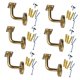 thumbnail image 3 of 6 piezas de soporte de barandilla para escaleras, soportes para pasamanos, pasamanos para pasillos, exteriores e interiores, pasamanos versátiles para 6 cm x 6 cm, 3 of 8