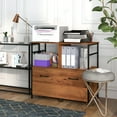 thumbnail image 2 of Vinsetto Vertical Filing Cabinet with Hanging Bars for A4 Letter Legal, 2 of 10