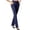 11# Navy, variant on Dress Pants Women High Waisted Stretch Office Work Pants Petite Flared Gym Yoga Slacks Twill Elastic Waist with Side Pockets Trousers