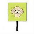 thumbnail image 2 of Carolines Treasures Checkerboard Lime Green Buff Poodle Leash or Key Holder 7Hx4.25W multicolor, 2 of 2
