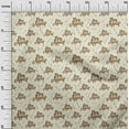 thumbnail image 3 of oneOone Cotton Poplin Twill Brown Fabric Text Sewing Fabric By The Yard Printed Diy Clothing Sewing Supplies 56 Inch Wide, 3 of 5