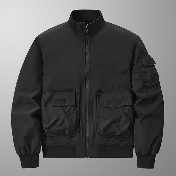 【NUTEMPEROR 】Lightweight zipper jacket Amazon.com: Toipkt Men's Full Zipper Jacket Stand-Up Collar