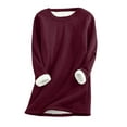 thumbnail image 3 of Fall Outfits for Women 2026 Long Sleeve Warm and cozy all through autumn and winter XL Red Fall Top, 3 of 5
