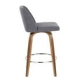 thumbnail image 4 of Toriano Mid-Century Modern Counter Stool by LumiSource, 4 of 9
