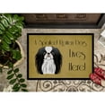 thumbnail image 3 of Carolines Treasures BB1478JMAT Japanese Chin Spoiled Dog Lives Here Indoor & Outdoor Mat- 24 x 36 in., 3 of 4