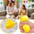 thumbnail image 5 of 2026 Upgraded Yellow Big Cheese Squishy, Squeeze Cheeses, Rebounding Jumbo Squishy-Cheesess, Soft Novelty Toy, for Adults, Yellow Cute Party Favors (1PC), 5 of 7