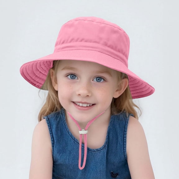 Breathable Fisherman Sun Hat For Babies And Toddlers Up To 6 Years Lightweight Summer Beach Cap For Outdoor Play Funny Hats Adjustable Cute Caps Adjustable Baseball Hats for Boys & Girls
