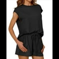 thumbnail image 3 of Conjuntos de 2 Piezas para Mujer Casual Verano Negro L, 3 of 8