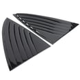 thumbnail image 3 of Embellecedores de ventana biselados laterales de alerón trasero, cubierta Exterior de coche apta para Tesla modelo 3 2017-2019, estilo de fibra de carbono Jadeshay  A, 3 of 9