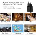 thumbnail image 5 of Cargador rápido USB C de 25 W compatible con S22, S21, S21 Plus, S21 FE, S21 Ultra, S20 FE, S20 Plus, S20 Ultra, Z Flip 3, Z Fold 3, Note 20, A72, A52, A53 5G, tipo de cargador PPS Bloque C/Negro ACTIVE Biensenido a ACTIVE, 5 of 5